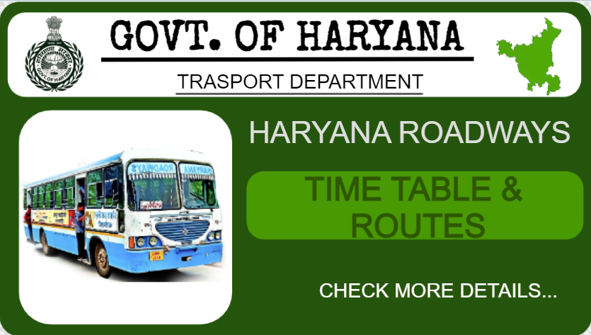 An infographic showcasing the extensive network of Haryana Roadways bus routes, connecting major cities and towns across the state.